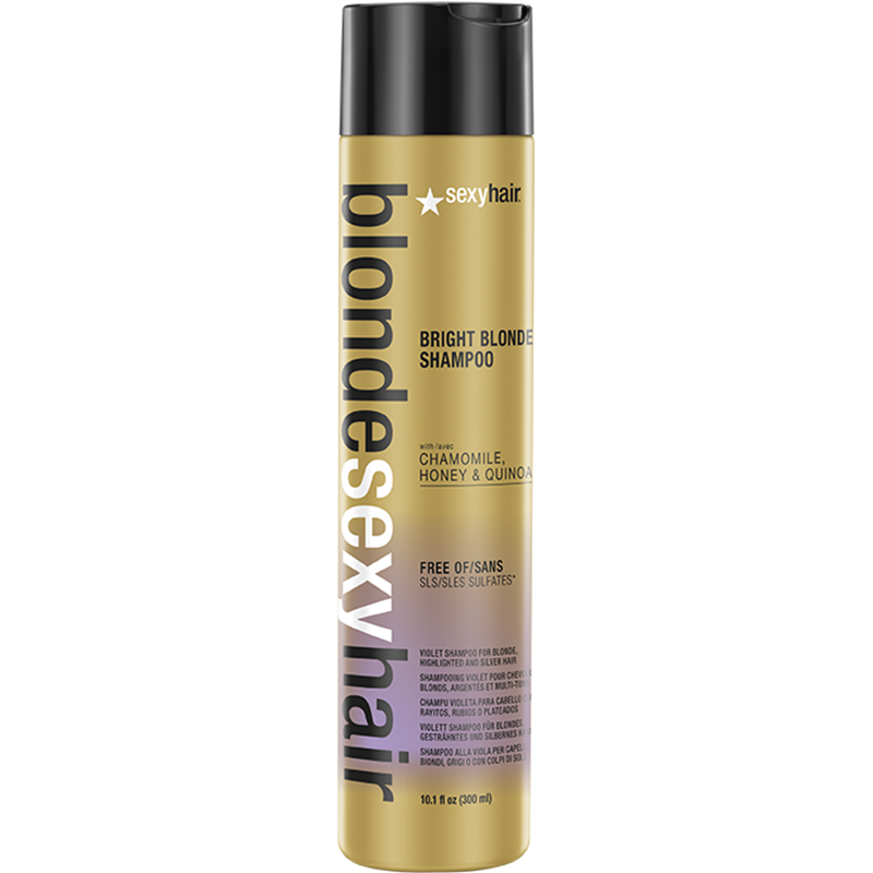 BLONDE SEXY HAIR BRIGHT BLONDE SHAMPOO - Коригувальний відтінковий шампунь "сяючий блонд"