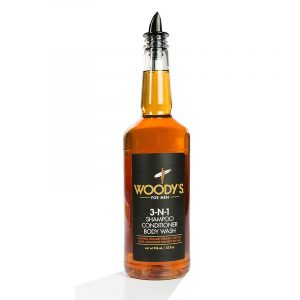 WOODY’S 3-N-1 SHAMPOO, CONDITIONER, BODY WASH – Чоловічий шампунь, кондиціонер і гель для душу (3 в 1)