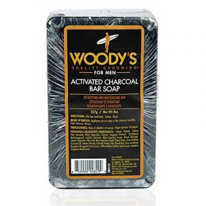 WOODY’S ACTIVATED CHARCOAL BAR SOAP – Мило деревинне з активованим вугіллям