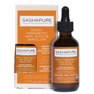SASHAPURE DEEPLY THERAPEUTIC HAIR, SCALP & SKIN ELIXIR – Еліксир для росту волосся, здоров’я шкіри голови і обличчя