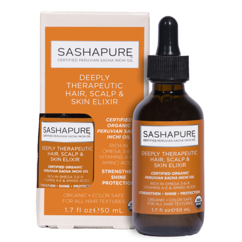 SASHAPURE DEEPLY THERAPEUTIC HAIR, SCALP & SKIN ELIXIR - Еліксир для росту волосся, здоров'я шкіри голови і обличчя