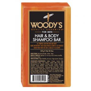 WOODY’S HAIR & BODY SHAMPOO BAR – Мило для волосся і тіла