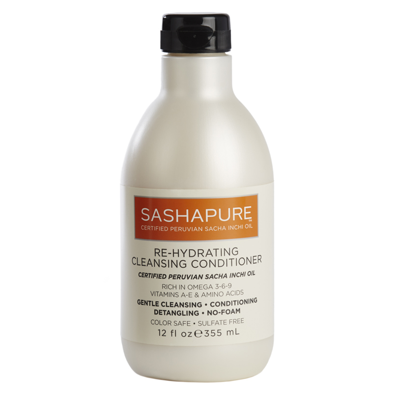 SASHAPURE RE-HYDRATING CLEANSING CONDITIONER - Зволожуючий кондиціонер для волосся
