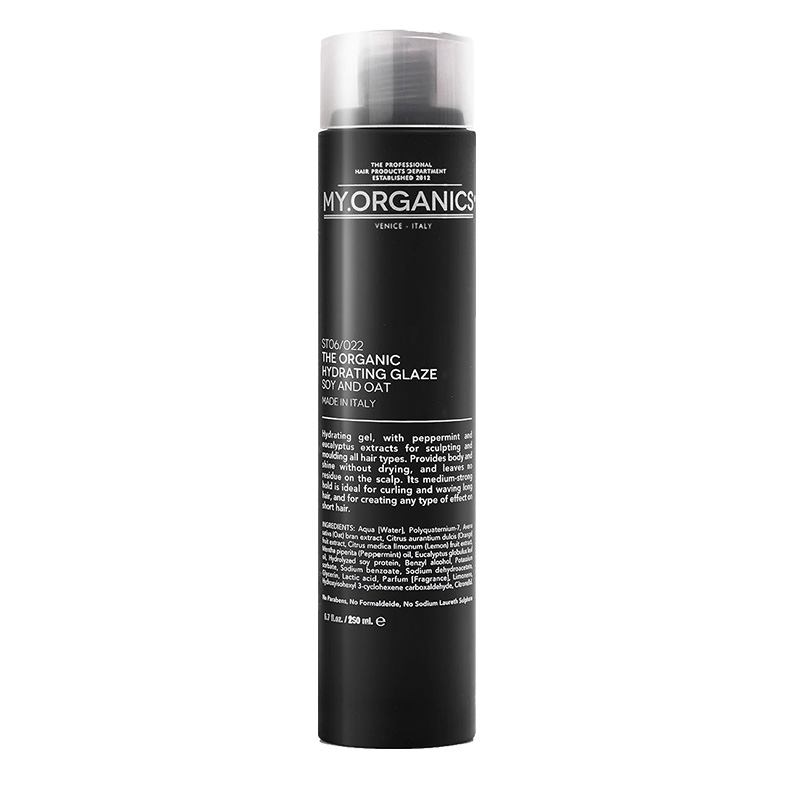 MY.ORGANICS THE ORGANIC HYDRATING GLAZE - Зволожуючий гель для надання щільності волоссю