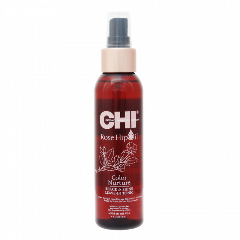CHI ROSE HIP OIL REPAIR & SHINE LEAVE-IN TONIC - Незмивний кондиціонер для волосся