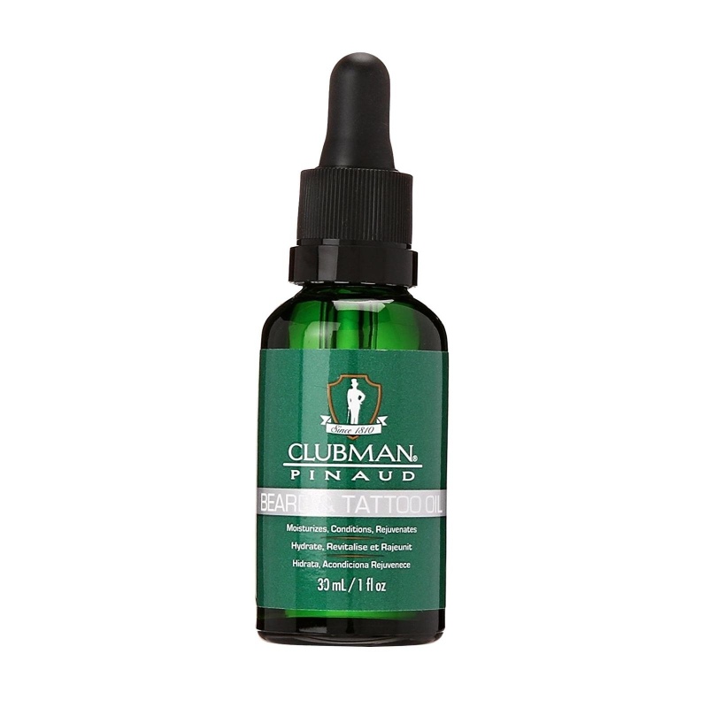 CLUBMAN PINAUD BEARD & TATTOO OIL - Олія для бороди і татуювань