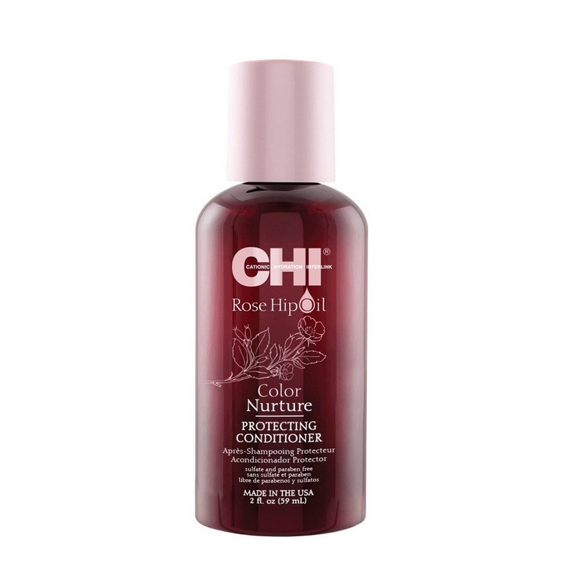 CHI ROSE HIP OIL COLOR NURTURE PROTECTING CONDITIONER - Кондиціонер для захисту кольору волосся
