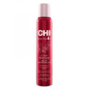 CHI ROSE HIP DRY UV PROTECTING OIL – Сонцезахисний сухий спрей для фарбованого волосся