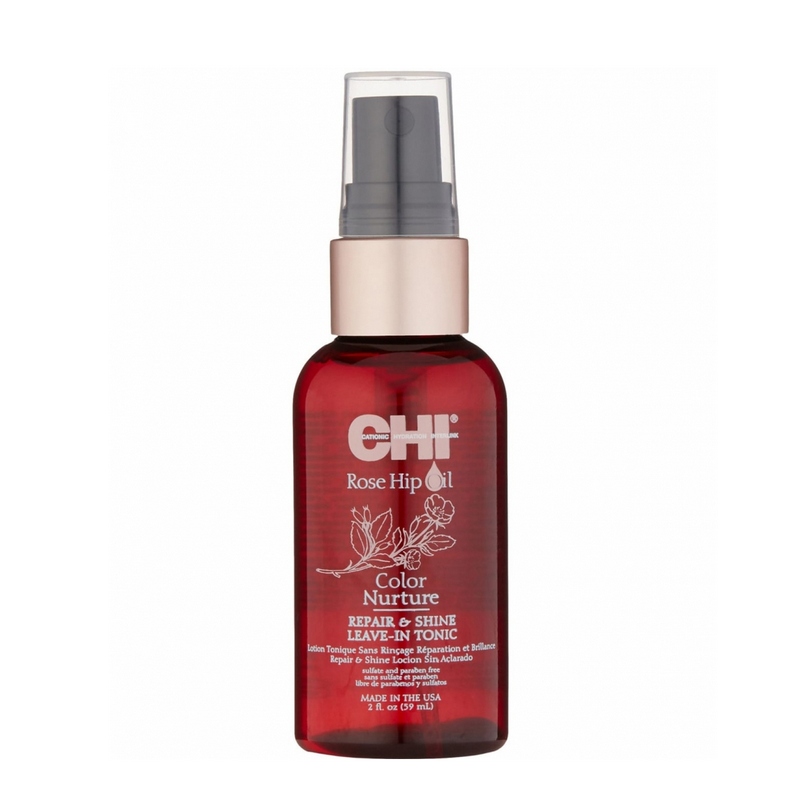 CHI ROSE HIP OIL REPAIR & SHINE LEAVE-IN TONIC - Незмивний кондиціонер для волосся