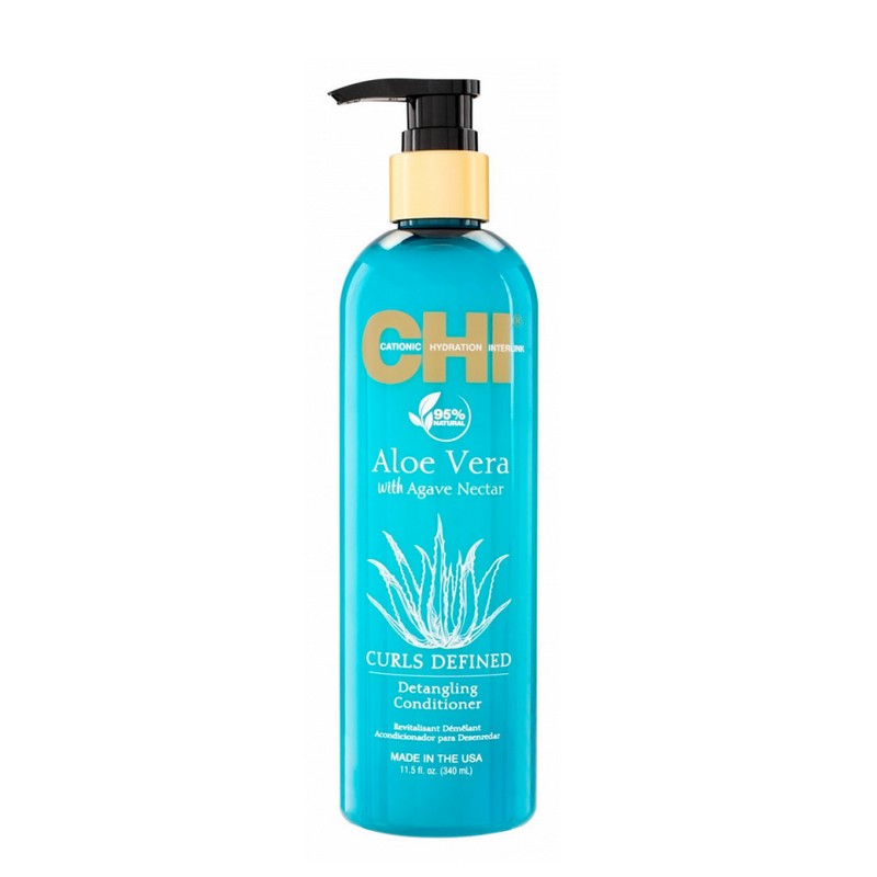 CHI ALOE VERA DETANGLING CONDITIONER - Кондиціонер для кучерявого волосся