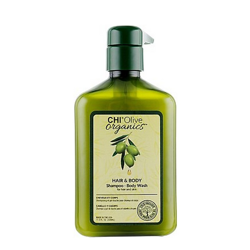 CHI OLIVE ORGANICS HAIR AND BODY SHAMPOO BODY WASH - Шампунь для волосся та тіла