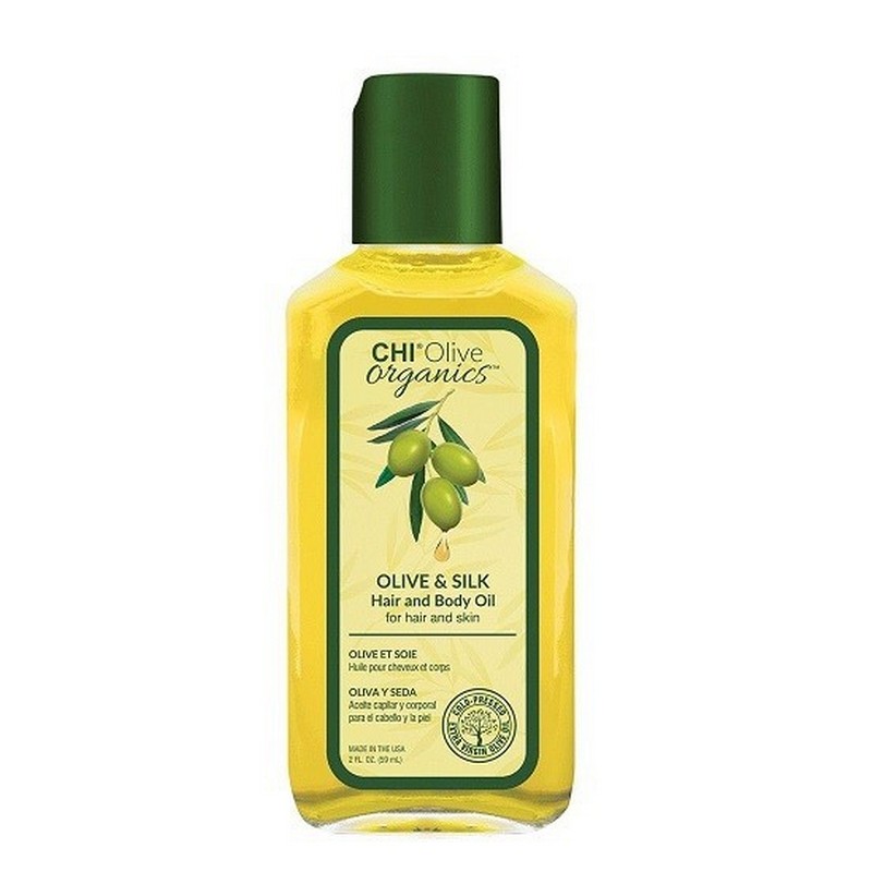 CHI OLIVE ORGANICS OLIVE & SILK HAIR AND BODY OIL - Оливкова олія для волосся і тіла