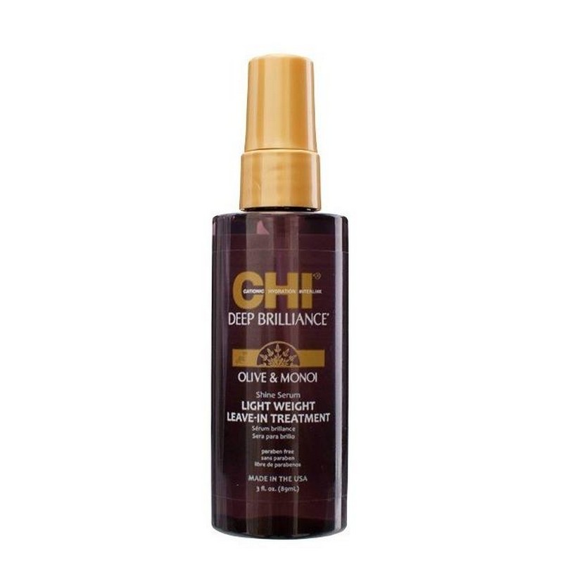 CHI DEEP BRILLIANCE SHINE SERUM LIGHT WEIGHT LEAVE-IN TREATMENT - Незмивна сироватка-шовк для волосся