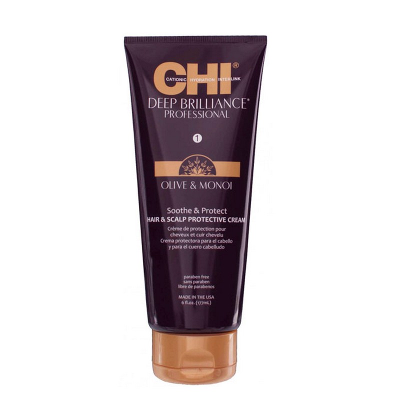 CHI DEEP BRILLIANCE SOOTHE & PROTECT HAIR & SCALP PROTECTIVE CREAM - Захисний крем для шкіри голови та волосся