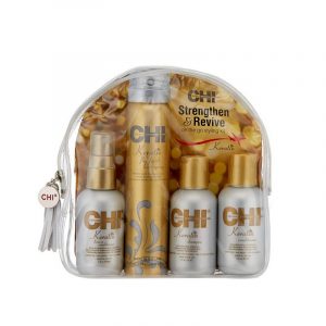 CHI KERATIN STRENGTHEN & REVIVE TRAVEL KIT – Дорожній набір для відновлення волосся з кератином