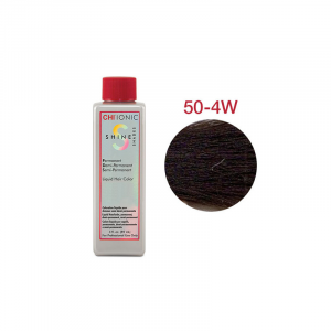 CHI IONIC SHINE SHADES LIQUID COLOR 50-4W – Безаміачна рідка фарба для сивого волосся (темно-коричнева – теплий відтінок)