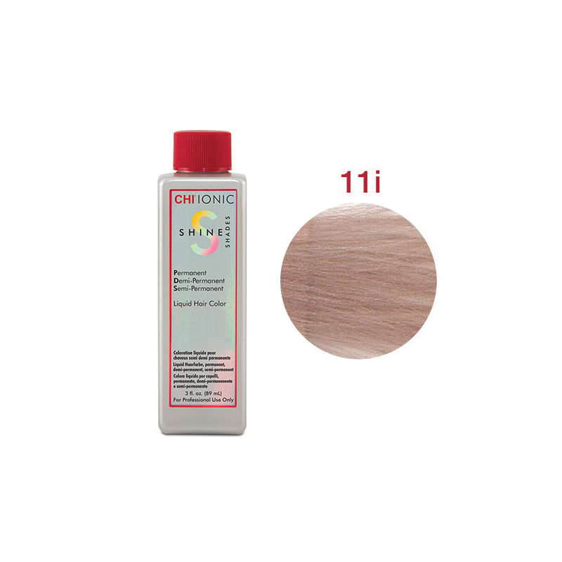 CHI IONIC SHINE SHADES LIQUID COLOR 11I - Безаміачна рідка фарба для волосся (супер світлий блонд - райдужний відтінок)