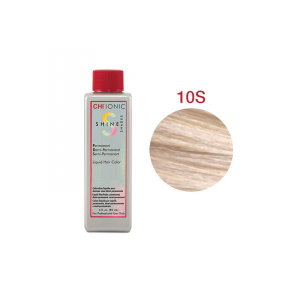 CHI IONIC SHINE SHADES LIQUID COLOR 10S – Безаміачна рідка фарба для волосся (дуже світлий блонд – сріблястий відтінок)