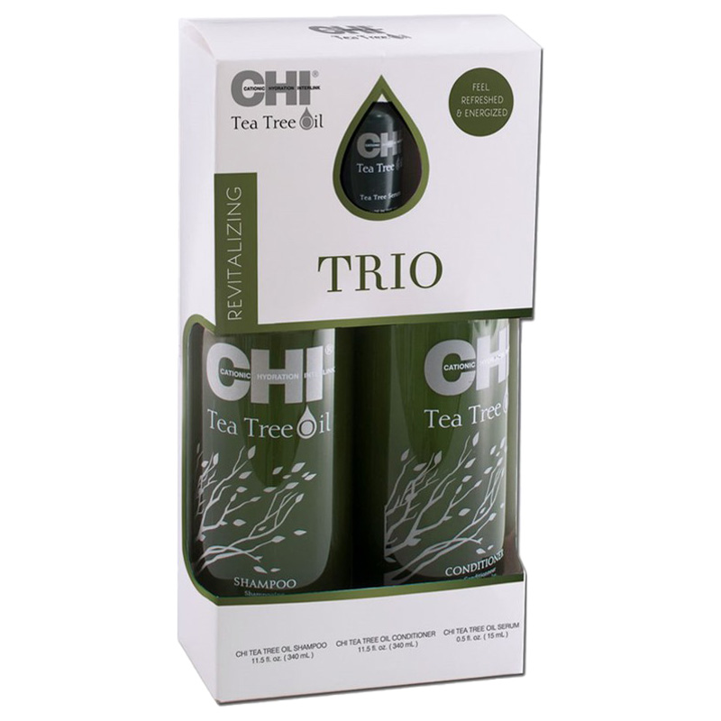 CHI TEA TREE OIL REVITALIZING TRIO KIT - Відновлюючий набір засобів з олією чайного дерева