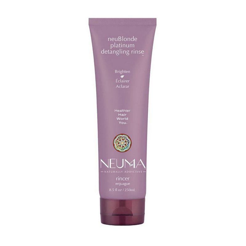 NEUMA NEUBLONDE PLATINUM DETANGLING RINSE - Тонуючий кондиціонер-ополіскувач для полегшення розчісування білявого волосся