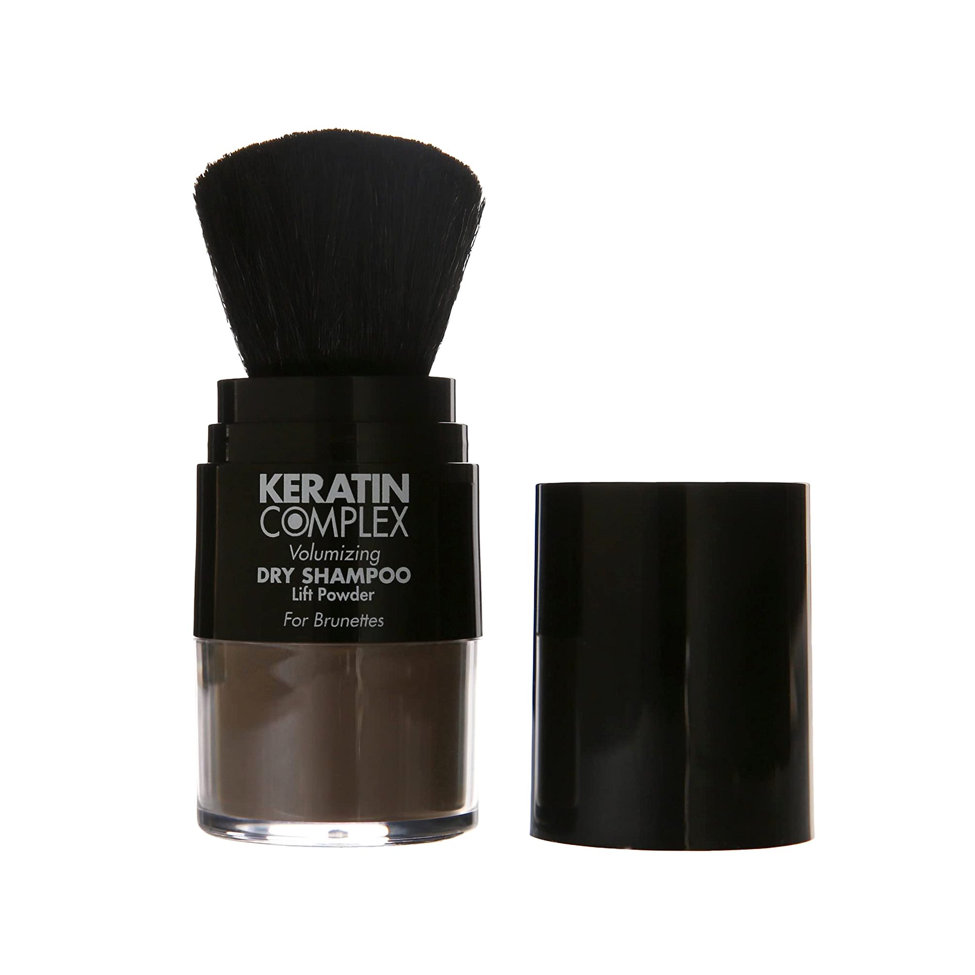 KERATIN COMPLEX VOLUMIZING DRY SHAMPOO FOR BRUNETTES - Сухий шампунь-пудра для брюнеток - Зображення 2