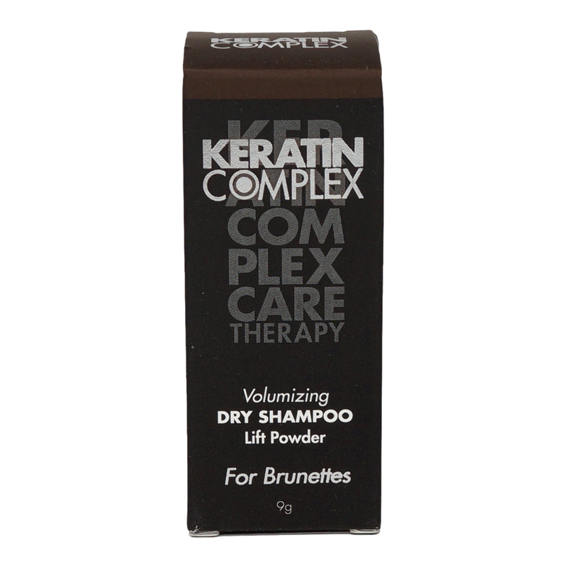 KERATIN COMPLEX VOLUMIZING DRY SHAMPOO FOR BRUNETTES - Сухий шампунь-пудра для брюнеток - Зображення 3