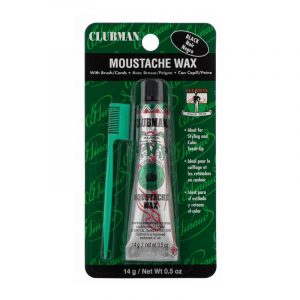 CLUBMAN PINAUD MOUSTACHE WAX BLACK – Віск для укладання та підфарбовування вусів і бороди чорного кольору