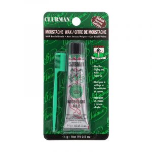 CLUBMAN PINAUD MOUSTACHE WAX BROWN – Віск для укладання та підфарбовування вусів і бороди коричневого кольору