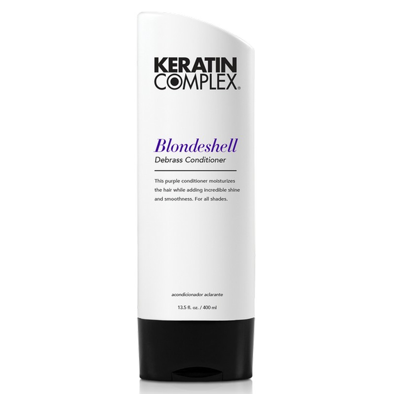 KERATIN COMPLEX BLONDESHELL DEBRASS CONDITIONER - Тонуючий фіолетовий кондиціонер для білявого волосся