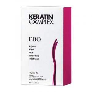KERATIN COMPLEX EBO EXPRESS BLOW OUT SMOOTHING TREATMENT TRY ME KIT – Пробний набір засобів для розгладжуючої кератинової експрес-процедури