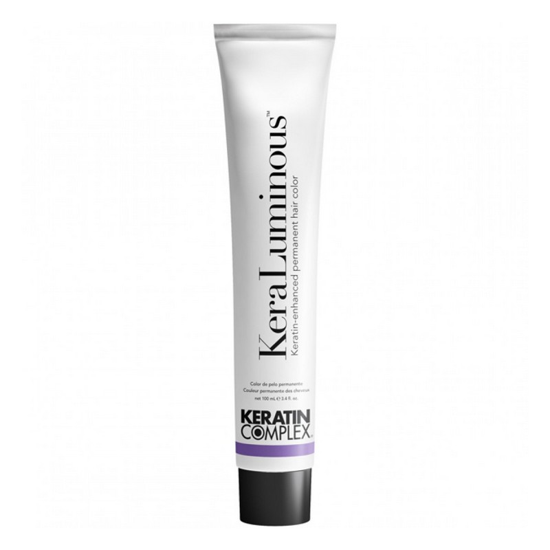 KERATIN COMPLEX KERALUMINOUS PERMANENT COLOR 8,1/8A - Перманентна фарба для волосся (середній блонд - попелястий відтінок)