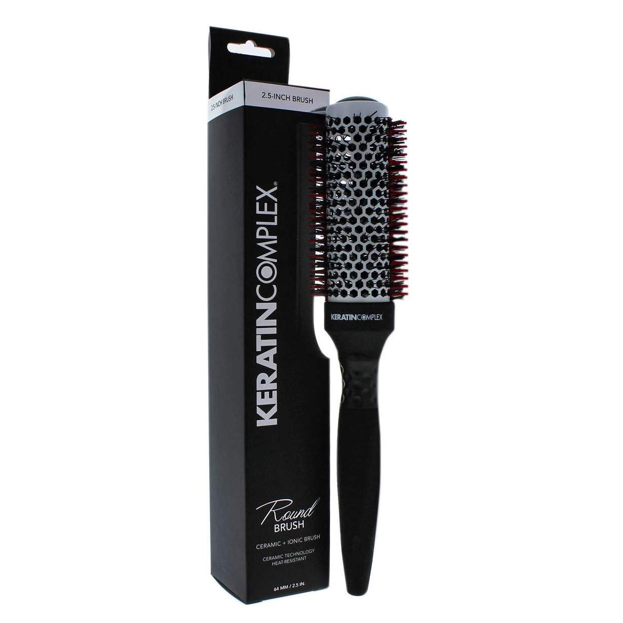 KERATIN COMPLEX THERMAL ROUND BRUSH 2,5-INCH - Керамічна щітка-гребінець для волосся (2,5 дюйма)
