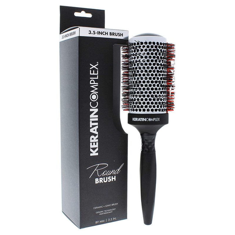 KERATIN COMPLEX THERMAL ROUND BRUSH 3.5-INCH - Керамічна щітка-гребінець для волосся велика (3,5 дюйма) - Зображення 4