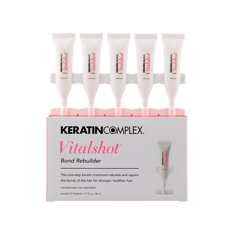 KERATIN COMPLEX VITALSHOT BOND REBUILDER - Відновлюючі ампули для волосся глибокої дії