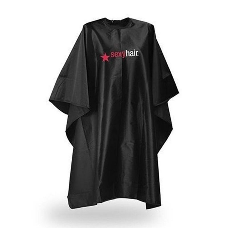 SEXY HAIR CUTTING CAPE - Захисний пеньюар чорний