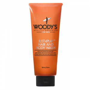 WOODY’S JUST4PLAY HAIR BODY WASH 6PC DISPLAY – Набір з 6 засобів: чоловічий шампунь і гель для душу 2 в 1