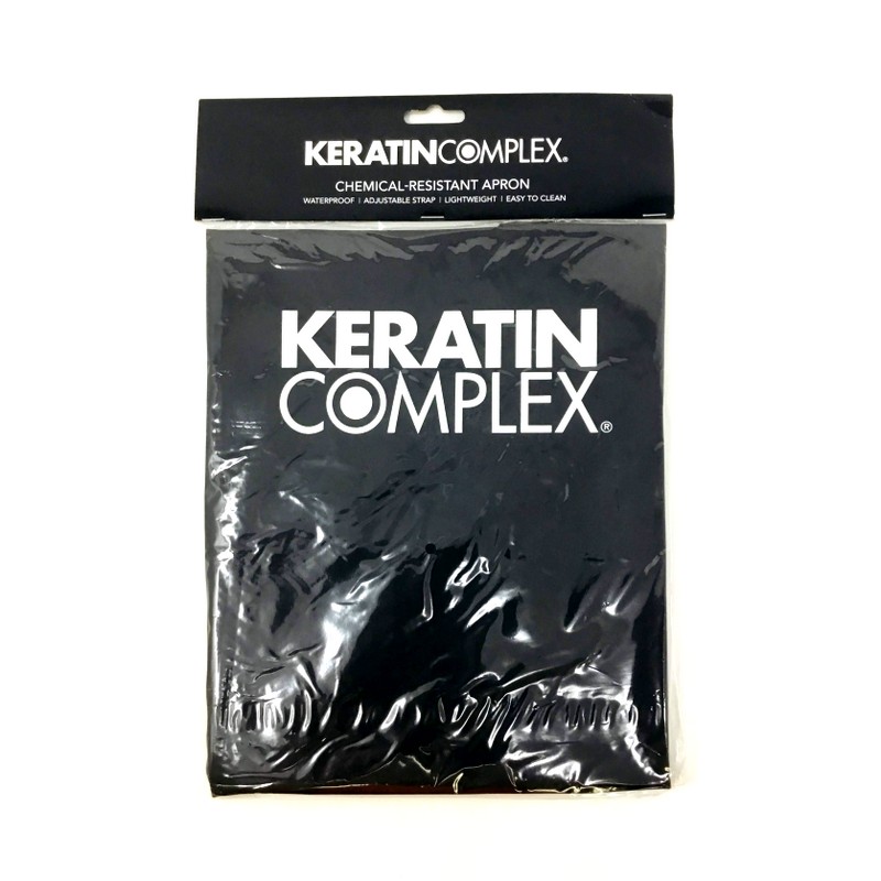 KERATIN COMPLEX CHEMICAL RESISTANT APRON - Перукарський фартук чорний - Зображення 2