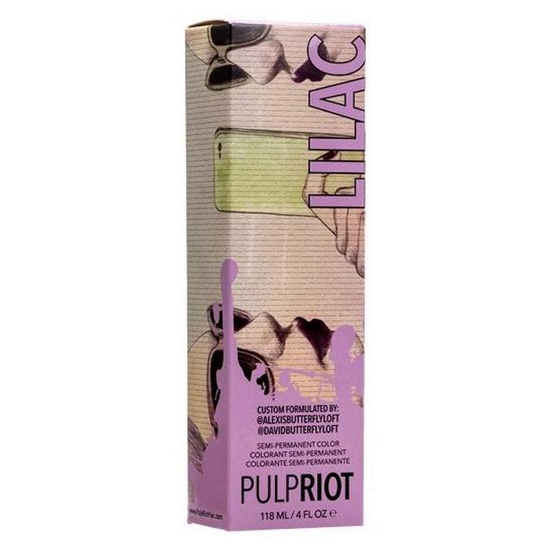PULP RIOT SEMI-PERMANENT COLOR LILAC - Напівперманентний прямий фарбник для волосся (бузковий пастельний)