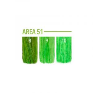 PULP RIOT SEMI-PERMANENT COLOR NEONELECTRIC AREA 51 – Напівперманентний прямий фарбник для волосся (зелений неоновий)