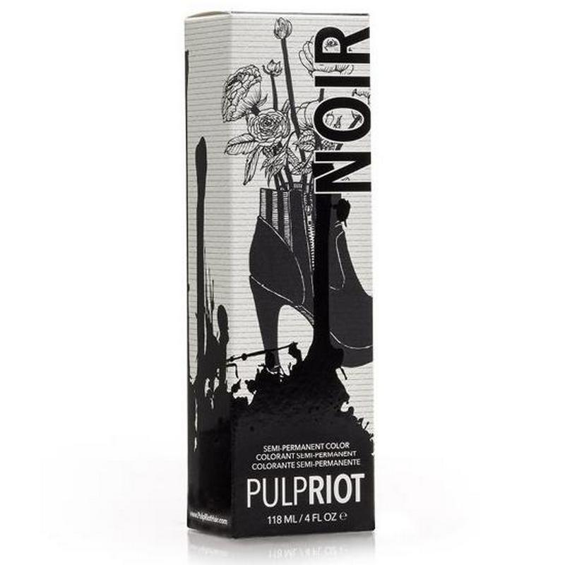 PULP RIOT SEMI-PERMANENT COLOR NOIR - Напівперманентний прямий фарбник для волосся (чорний)