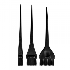 COLORTRAK 3 ASSORTED FEATHER BRISTLE COLOR BRUSHES 3 PACK – Набір пензликів для фарбування волосся (3 штуки)