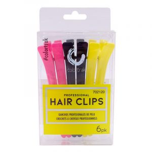 COLORTRAK PROFESSIONAL HAIR CLIPS 6 PACK – Набір затискачів-кліпс для волосся (6 штук)